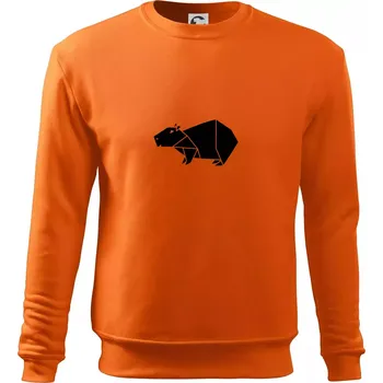 Pánská mikina Origami kapybara - Mikina Essential pánská - S ( Oranžová )