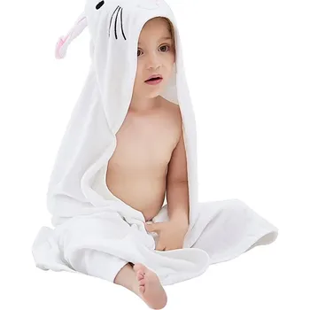 Deka s kapucí Michley 90 x 90 cm bílá