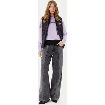 KARL LAGERFELD Sportovní vesta A1W15048 Černá Regular Fit 44