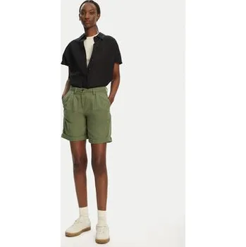 Pánské kraťasy Robe di Kappa Šortky z materiálu Yvonne Light Linnen 62124LW Zelená Regular Fit 46