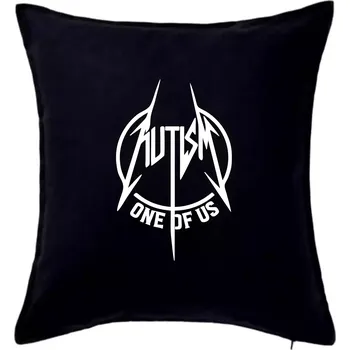 Polštář Autism one of us - Polštář 50x50 - 50x50 - Pouze potah ( Černá )