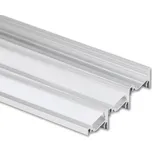 Rohový hliníkový profil McLED 19x15mm s mléčným difuzorem 1m ML-761.092.02.1