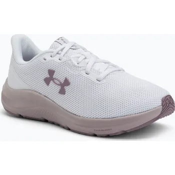 Dámská móda Dámské běžecké boty Under Armour Charged Pursuit 4 white/white/purple prime