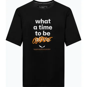 Pánské tričko Pánské tričko Salewa Eagle Outside Loose black out