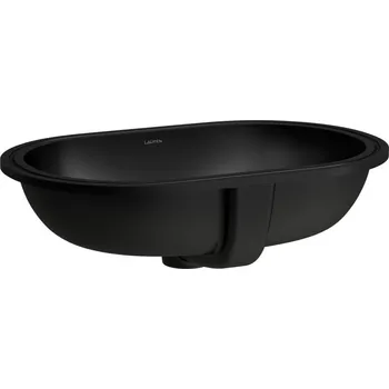 Umyvadlo Laufen Savoy umyvadlo 51x31 cm oválné pod pult černá H8189457161551