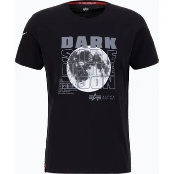 Pánské tričko Pánské tričko Alpha Industries Dark Side black / reflective