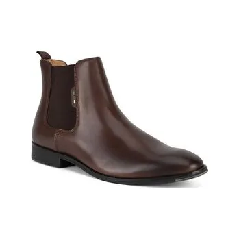 Dámská zimní obuv Gino Rossi Kotníková obuv s elastickým prvkem SOPRANO-06 124AM Hnědá 41