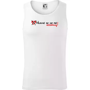 Hlavně se do mě nezamiluj - Tílko pánské Core - M ( Bílá )