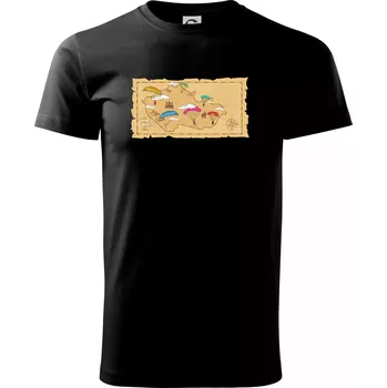 Paragliding v ČR - Triko extra velké (5-8XL) - 6XL ( Černá )