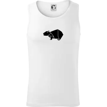 Origami kapybara - Tílko pánské Core - 2XL ( Bílá )