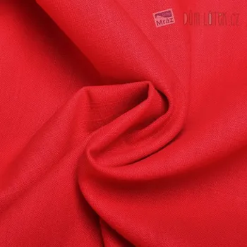 Len předepraný červený