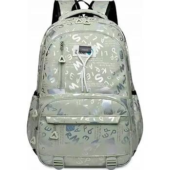 Školní batoh Vícekomorový Školní batoh HomeDesign23 zelený 30 l