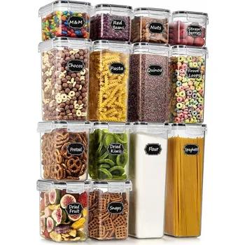 Dóza na potraviny HERMETICKÉ DÓZY NA POTRAVINY, SADA 16 KS