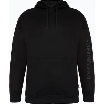 Pánská mikina Mikina EA7 Emporio Armani Train Logo Series Embroidery Coft black