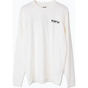 Pánské tričko Pánské tričko longsleeve KAVU Etch Art. off white
