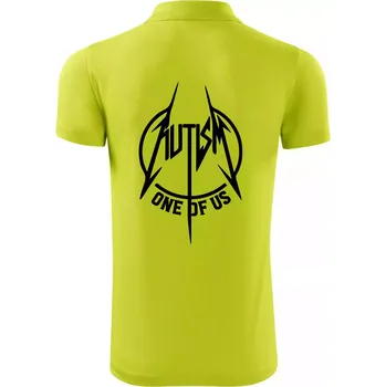 Pánská košile Autism one of us - Polokošile Victory sportovní (dresovina) - 3XL ( Limetková )