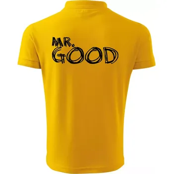 Pánská košile Mr. Good - Polokošile pánská Pique Polo 203 - S ( Žlutá )