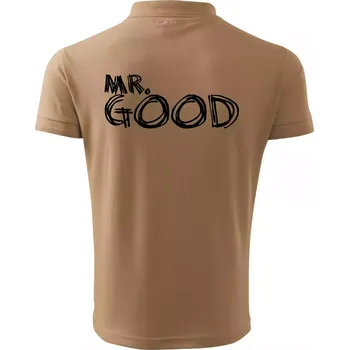 Pánská košile Mr. Good - Polokošile pánská Pique Polo 203 - S ( Písková )