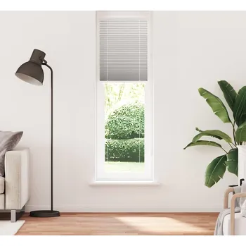 Roleta vidaXL Plisovaná roleta 55x200 cm Šířka látky 54,4 cm [4015202] Barva: světle šedá