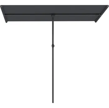 Slunečník Otočný slunečník 150 x 205 x 120-215 cm | tmavě šedý