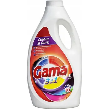 Prací prostředek Gama Color 83P 3,735L gel na praní barevného a tmavého prádla německý
