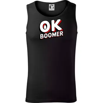 Pánské termoprádlo Baby Boomers - OK boomer - Tílko pánské Core - XL ( Černá )
