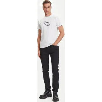 Pánské tričko Karl Lagerfeld Jeans T-Shirt A3M17037 Bílá Slim Fit M