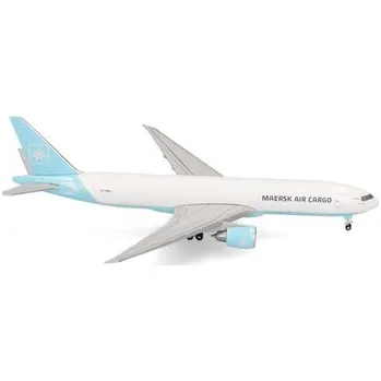 autíčko Herpa Wings Maersk Air Cargo Boeing 777F – OY-MAC “Maersk Swan”