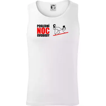 Pánská móda Poslední noc - Tílko pánské Core - XL ( Bílá )