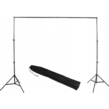 Fotoateliérová technika SADA pro POZADÍ tyč 175 cm STATIVY 190cm BE200
