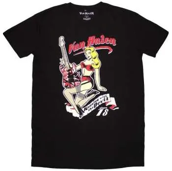 Zahraniční hudba Merch Van Halen: Van Halen Ladies T-shirt Dress: Running With The Devil (black) (xx-large) XXL