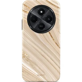 Pouzdro na mobilní telefon Kryt Xiaomi Redmi 14C AURIX pevný Golden Sands (obal neboli pouzdro na Xiaomi Redmi 14C)