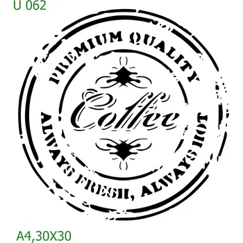 Šablona U 062 - A4 , Nelepící folie