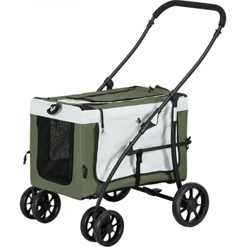 Kočárek pro psa Kočárek pro psy do 10kg | tmavě zelený