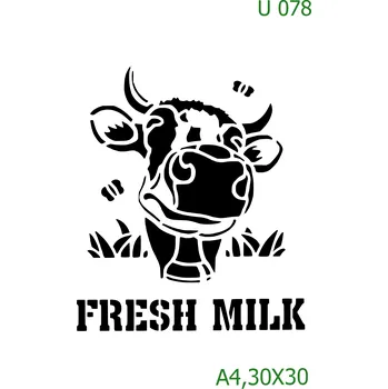 Šablona U 078 - A4 , Lepící fólie