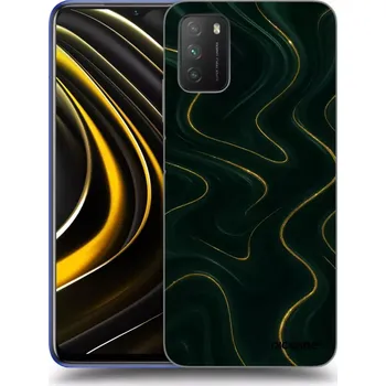 Pouzdro na mobilní telefon Picasee silikonový černý obal pro Xiaomi Poco M3 - Vawes