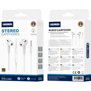 Sluchátka In-ear sluchátka Jellico EP3A 3.5mm