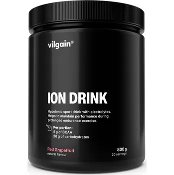 Nápoj pro sportovce Vilgain Iontový nápoj – červený grep 800 g