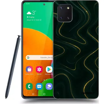 Pouzdro na mobilní telefon Picasee silikonový průhledný obal pro Samsung Galaxy Note 10 Lite N770F - Vawes