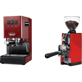 Kávovar Gaggia Classic E24 BC, red + Eureka Mignon Libra 65 All Purpose…