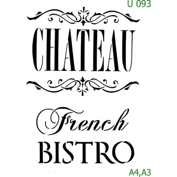 Šablona U 094 - A4 , Nelepící folie