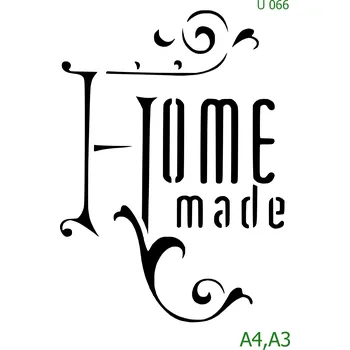 Šablona U 066 - A4 , Nelepící folie