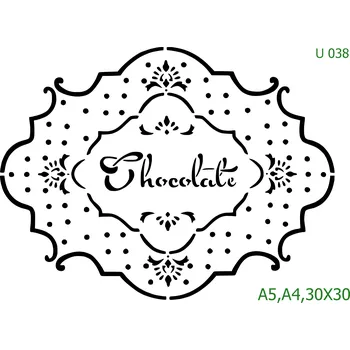 Šablona U 038 - A5 , Lepící fólie