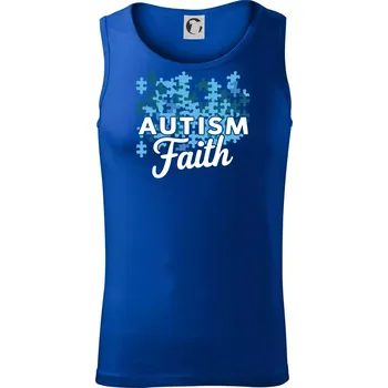 Autism faith - Tílko pánské Core - L ( Královská modrá )