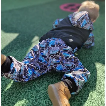 Chlapecké kalhoty Yháček Softshellové kalhoty Yháček, letní, Stavební stroje Velikost: 116