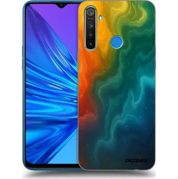 Pouzdro na mobilní telefon Picasee silikonový průhledný obal pro Realme 5 - Solar