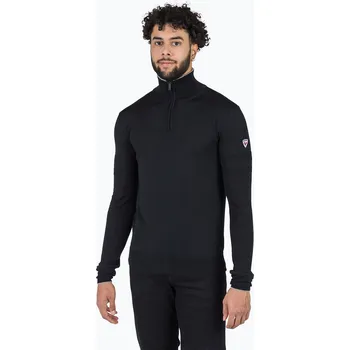 Pánský svetr Pánský svetr Rossignol Stripe Hz Knit New black