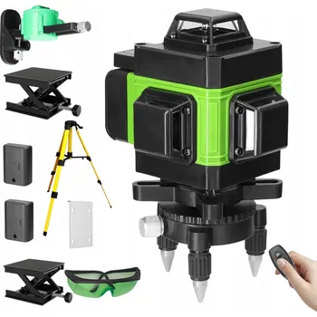 IP kamera Zelená laserová vodováha 16 linií akumulátorová 25 m IP54