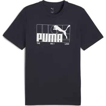Pánské tričko Pánské Tričko s krátkým rukávem PUMA GRAPHIC NO.1 LOGO TEE 68802916 – Tmavě modrá L