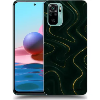 Pouzdro na mobilní telefon Picasee silikonový průhledný obal pro Xiaomi Redmi Note 10 - Vawes